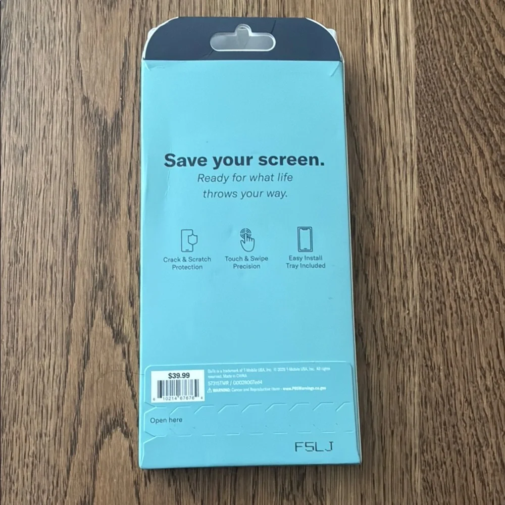 Go To NWT Tempered Glass Screen Protector for iPhone 16e/14 Pro/14/13 Pro/13